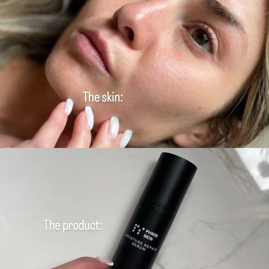 Кожата и серумът Phree Skin
